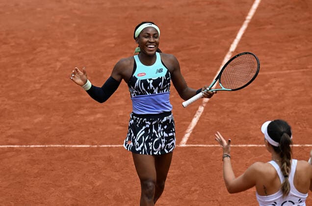 2022 Roland Garros Coco Gauff (USA) and Jessica Pegula (USA)