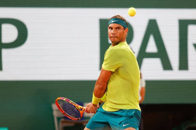 03.06.2022, Tennis, French Open 2022 Roland-Garros, FRA, Paris, Roland Garros Bild: v. li. Rafael Nadal (ESP) Copyright: HMBxMedia AntonioxBorga