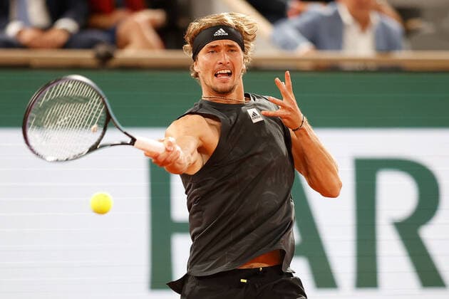 03.06.2022, Tennis, French Open 2022 Roland-Garros, FRA, Paris, Roland Garros Bild: v. li. Alexander Zverev (GER) Copyright: HMBxMedia AntonioxBorga