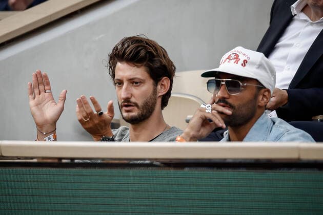 Demi-finale Hommes entre Casper RUUD (NOR) et Marin CILIC (CRO) - Pierre Niney TENNIS : Roland Garros 2022 - 03 06 2022 AurelienMorissard Panoramic 