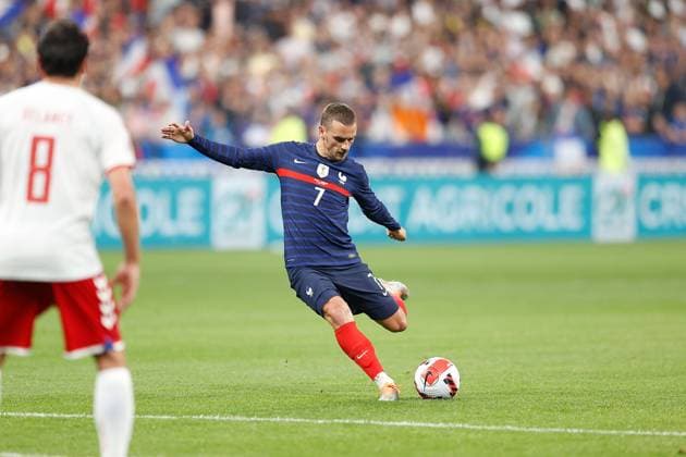 Parc des Princes, Paris 03. Juni 2022 UEFA Nations League Frankreich - Dänemark v.l., Antoine Griezmann (FFF Frankreich) Copyright: AntonioxBorga