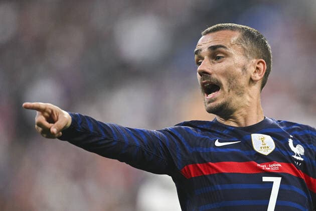 Sport Bilder des Tages Antoine Griezmann (France) FOOTBALL : France vs Danemark - Ligue des Nations - 03 06 2022 JBAutissier Panoramic 
