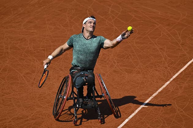 Gustavo Fernandez (arg) TENNIS : Roland Garros 2022 - Finale Fauteuil - 04 06 2022 JBAutissier Panoramic 