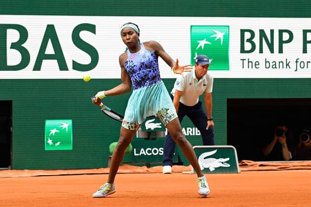 Coco Gauff ( USA ) TENNIS : Roland Garros 2022 - Internationaux de France - 04 06 2022 FedericoPestellini Panoramic 