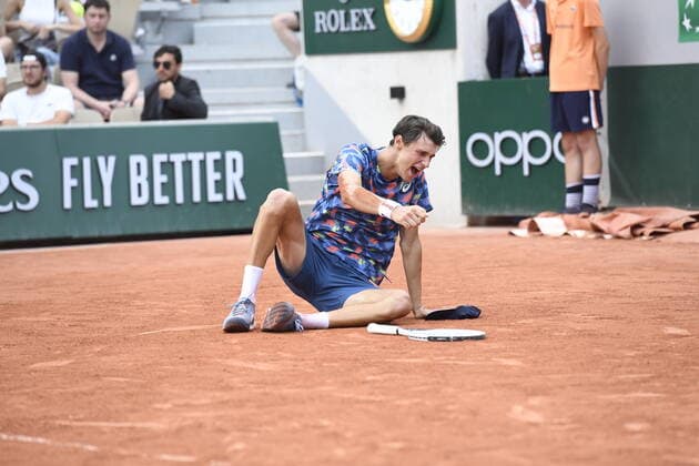 Tennis - Roland Garros 2022 - Gabriel Debru - France gagne le tournoi junior TENNIS : Roland Garros 2022 - France - 04 06 2022 ChrysleneCaillaud Panoramic 
