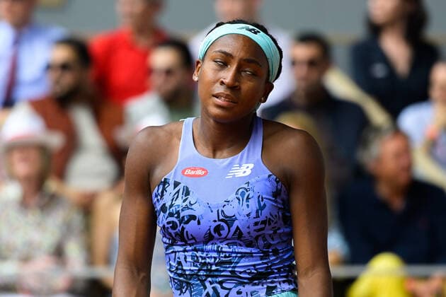 Attitude - Deception de Coco Gauff (USA ) - TENNIS : Roland Garros 2022 - Internationaux de France - 04 06 2022 FedericoPestellini Panoramic 