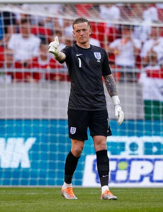 Fußball, Nations League, England - Ungarn Hungary v England UEFA Nations League Jordan Pickford of England during the UEFA Nations League match between England and Hungary at the Puskas Stadium, Budapest Content Not Available For UK Newspapers Copyright: xPaulxChestertonx FIL-16979-0055 UK Newspapers OUT
