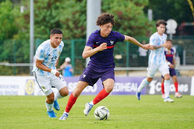 Magnes Akliouche (France) FOOTBALL : France U20 vs Argentine U20 - Tournoi Maurice Revello - Aubagne - 04 06 2022 NorbertScanella Panoramic 