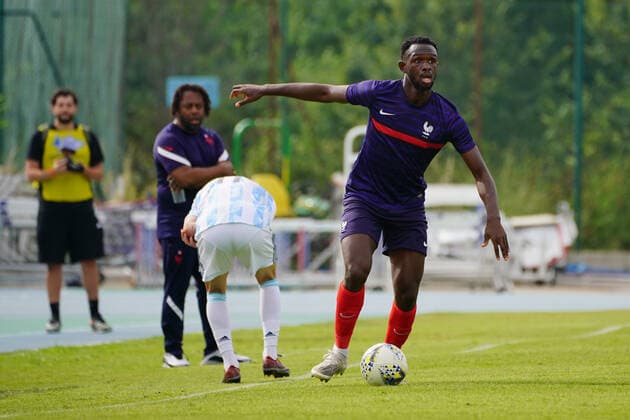 Tanguy Kouassi (France) FOOTBALL : France U20 vs Argentine U20 - Tournoi Maurice Revello - Aubagne - 04 06 2022 NorbertScanella Panoramic 