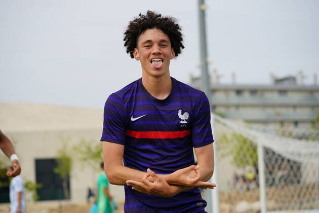 Joie - Magnes Akliouche (France) FOOTBALL : France U20 vs Argentine U20 - Tournoi Maurice Revello - Aubagne - 04 06 2022 NorbertScanella Panoramic 