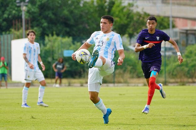 Nahuel Genez (Argentine) FOOTBALL : France U20 vs Argentine U20 - Tournoi Maurice Revello - Aubagne - 04 06 2022 NorbertScanella Panoramic 