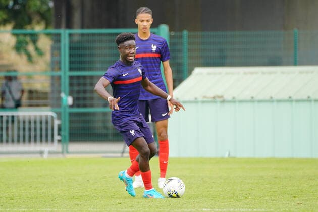 Nathanael Mbuku (France) FOOTBALL : France U20 vs Argentine U20 - Tournoi Maurice Revello - Aubagne - 04 06 2022 NorbertScanella Panoramic 