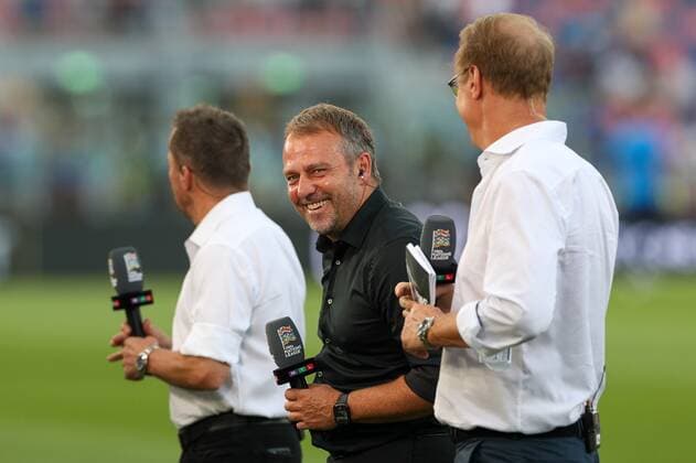 Bundestrainer Hansi Flick (Deutschland), Italien vs. Deutschland, UEFA, Nations League, Fussball, 04.06.2022 Bologna Emilia-Romagna Italien