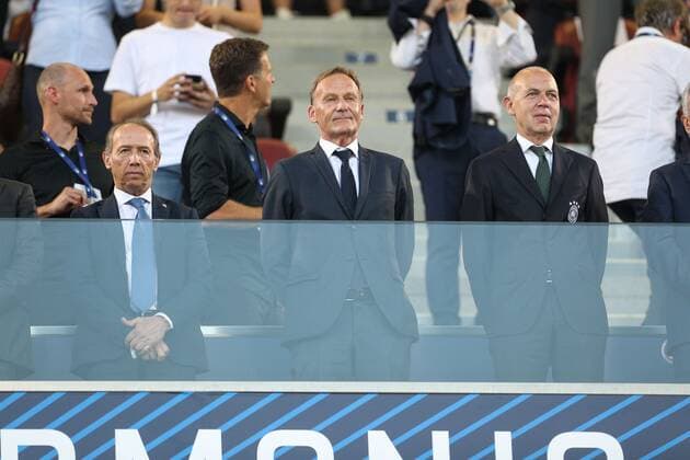 mitte, Hans-Joachim Watzke, Italien vs. Deutschland, UEFA, Nations League, Fussball, 04.06.2022 Bologna Emilia-Romagna Italien