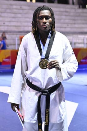 Ruth GBAGBI (CIV) during SF and F round of World Taekwondo Grand Prix at Foro Italico, Nicola Pietrangeli Stadium, 4th June 2022, Rome, Italy.  Copyright: xDomenicoxCippitellix xipa-agencyx xx 0