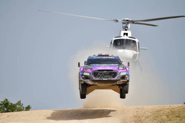 Sport Themen der Woche KW22 Sport Bilder des Tages June 4, 2022, Alghero Olbia, Italy: FIA World Rally Championship ..Italia Sardegna ,Jun 04 , 2022..M FORD WORLD RALLY TE ..Adrien Fourmaux (FRA) and Alexandre Coria Rally - FIA World Rally Championship Italia Sardegna ,Jun 04 , 2022 , Alghero Olbia, Italy  - ZUMAl164 20220604_zsa_l164_191 Copyright: xLucaxBarsalix