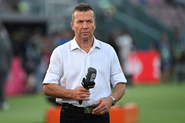 RTL Fussballexperte Lothar MATTHAEUS, Einzelbild,angeschnittenes Einzelmotiv,Halbfigur,halbe Figur. Fussball UEFA Nations League,Gruppenphase 1.Spieltag Italien (ITA) - Deutschland (GER) 1-1, am 04.06.2022, Renato Dall Ara Stadion Bologna