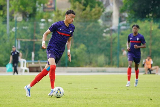 Hugo Ekitike (France) FOOTBALL : France U20 vs Argentine U20 - Tournoi Maurice Revello - Aubagne - 04 06 2022 NorbertScanella Panoramic 