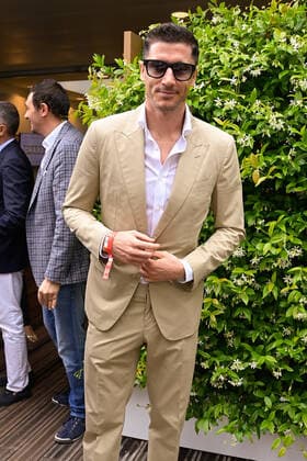 Robert Lewandowski CELEBRITES : Roland Garros 2022 - Internationaux de France - 05 06 2022 FedericoPestellini Panoramic 