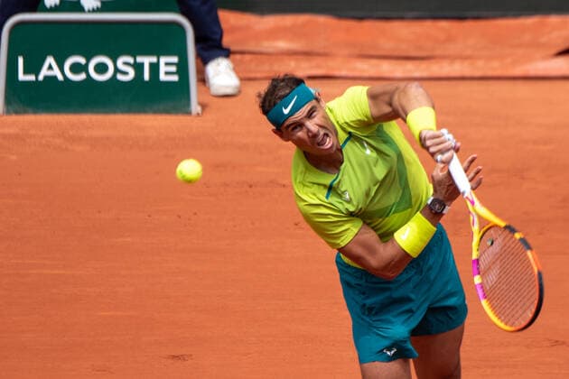 Roland Garros 2022 PARIS, IF - 05.06.2022: ROLAND GARROS 2022 - Rafael Nadal during a tennis match against Casper Ruud valid for the final of the 2022 Roland Garros men& 39;s tournament held in Paris, France. (Photo: Richard Callis Fotoarena) x2216588x  RichardxCallis