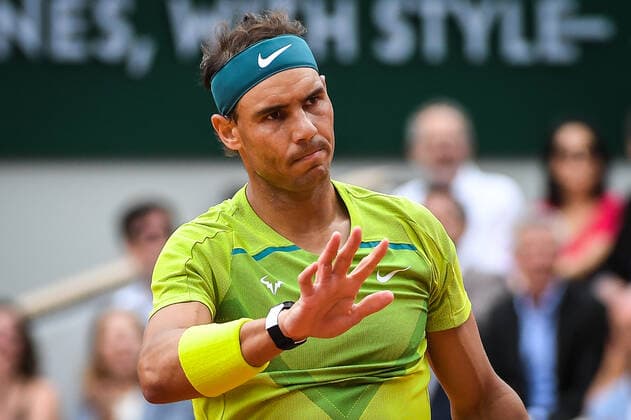 June 5, 2022, Paris, France, France: Rafael NADAL of Spain during the Day fifteen of Roland-Garros 2022, French Open 2022, Grand Slam tennis tournament at the Roland-Garros stadium on June 05, 2022 in Paris, France. Paris France - ZUMAm308 20220605_zsp_m308_004 Copyright: xMatthieuxMirvillex