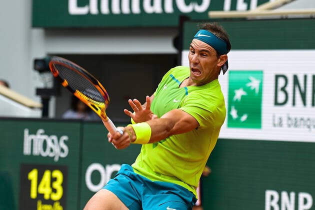 Rafael Nadal ( Espagne ) - TENNIS : Roland Garros 2022 - Internationaux de France - 05 06 2022 FedericoPestellini Panoramic 