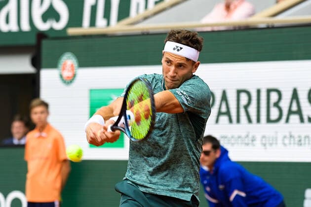Casper Ruud ( NOR ) TENNIS : Roland Garros 2022 - Internationaux de France - 05 06 2022 FedericoPestellini Panoramic 