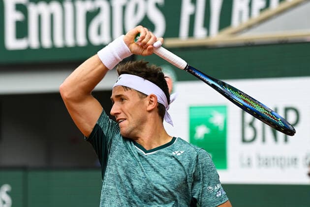 Casper Ruud ( NOR ) TENNIS : Roland Garros 2022 - Internationaux de France - 05 06 2022 FedericoPestellini Panoramic 