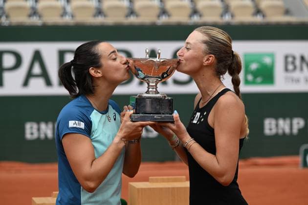 2022 Roland Garros Woman s Doubles Final Coco Gauff (USA) and Jessica Pegula (USA) vs Caroline Garcia (FRA) and Kristina Mladenovic (FRA)