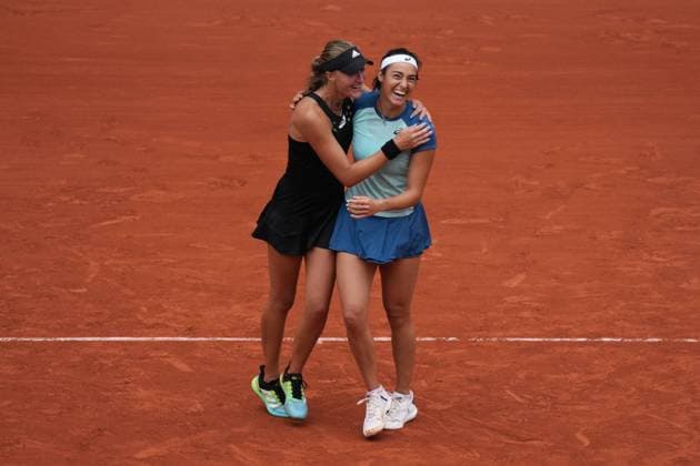 2022 Roland Garros Woman s Doubles Final Coco Gauff (USA) and Jessica Pegula (USA) vs Caroline Garcia (FRA) and Kristina Mladenovic (FRA)