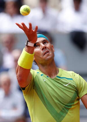 French Open 2022, Rafael Nadal, Finale, Endspiel Tennis - French Open 2022 - Grand Slam ATP, Tennis Herren WTA, Tennis Damen ITF - Roland Garros - Paris - - France - 5 June 2022. Copyright: xJuergenxHasenkopfx