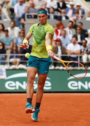 French Open 2022, Rafael Nadal, Finale, Endspiel Tennis - French Open 2022 - Grand Slam ATP, Tennis Herren WTA, Tennis Damen ITF - Roland Garros - Paris - - France - 5 June 2022. Copyright: xJuergenxHasenkopfx