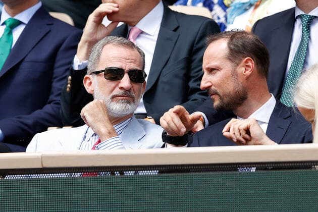 05.06.2022, Tennis, French Open 2022 Roland-Garros, FRA, Paris, Roland Garros Finale Herren Einzel Rafael Nadal (ESP) - Casper Ruud (NOR) v. li. Felipe VI. König von Spanien Tennis, French Open 2022 Roland-Garros Paris Copyright: xBeckerxEibner-Pressefotox EP_hec