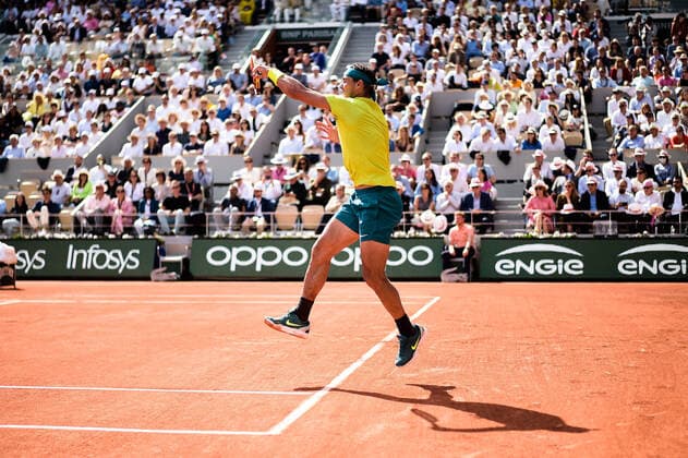 Rafael Nadal ( Espagne ) - TENNIS : Roland Garros 2022 - Internationaux de France - 05 06 2022 FedericoPestellini Panoramic 