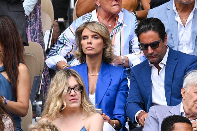 Sylivie Tellier CELEBRITIES : Roland Garros 2022 - Finale Simple Messieurs - 05 06 2022 JBAutissier Panoramic 