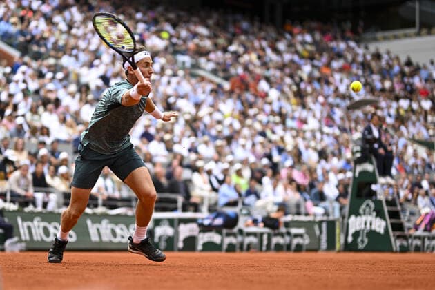 Casper Ruud (Nor) CELEBRITIES : Roland Garros 2022 - Finale Simple Messieurs - 05 06 2022 JBAutissier Panoramic 