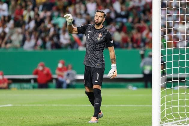LISBON, PORTUGAL - JUNE 05: goalkeeper Rui Patricio of Portugal during the UEFA Nations League League A Group 2 match between Portugal and Switzerland at Estadio Jose Alvalade on June 5, 2022 in Lisbon, Portugal. Lisbon Estadio JosÃ Alvalade Lisboa Portugal Copyright: xJustPictures.ch ValterxGouveiax