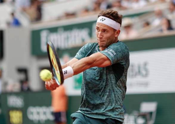 French Open 2022, Casper Ruud, Finale, Endspiel Tennis - French Open 2022 - Grand Slam ATP, Tennis Herren WTA, Tennis Damen ITF - Roland Garros - Paris - - France - 5 June 2022. Copyright: xJuergenxHasenkopfx