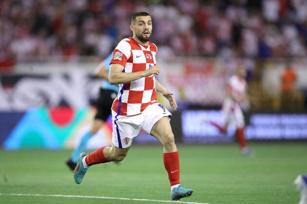 Croatia v France: UEFA Nations League - League Path Group 1 SPLIT, CROATIA - JUNE 06: Mateo Kovacic of Croatia in action during the UEFA Nations League League A Group 1 match between Croatia and France at Stadion Poljud on June 6, 2022 in Split, Croatia. LukaxStanzl PIXSELL