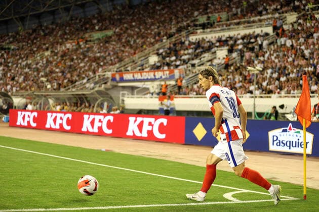Croatia v France: UEFA Nations League - League Path Group 1 SPLIT, CROATIA - JUNE 06: Luka Modric of Croatia during the UEFA Nations League League A Group 1 match between Croatia and France at Stadion Poljud on June 6, 2022 in Split, Croatia. LukaxStanzl PIXSELL