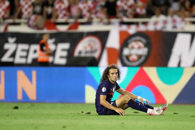 Croatia v France: UEFA Nations League - League Path Group 1 SPLIT, CROATIA - JUNE 06: Matteo Guendouzi of France during the UEFA Nations League League A Group 1 match between Croatia and France at Stadion Poljud on June 6, 2022 in Split, Croatia. IgorxKralj PIXSELL
