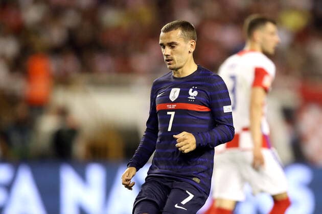 Croatia v France: UEFA Nations League - League Path Group 1 SPLIT, CROATIA - JUNE 06: Antoine Griezmann of France during the UEFA Nations League League A Group 1 match between Croatia and France at Stadion Poljud on June 6, 2022 in Split, Croatia. LukaxStanzl PIXSELL