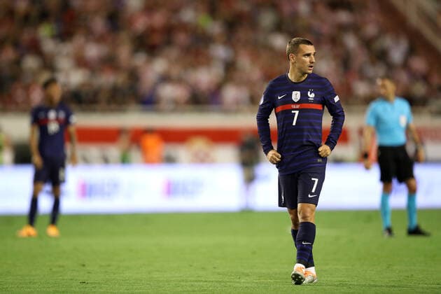 Croatia v France: UEFA Nations League - League Path Group 1 SPLIT, CROATIA - JUNE 06: Antoine Griezmann of France during the UEFA Nations League League A Group 1 match between Croatia and France at Stadion Poljud on June 6, 2022 in Split, Croatia. LukaxStanzl PIXSELL