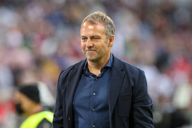 Bundestrainer Hansi Flick (Deutschland), Deutschland vs. England, UEFA, Nations League, Fussball, 07.06.2022 Muenchen Bayern Deutschland