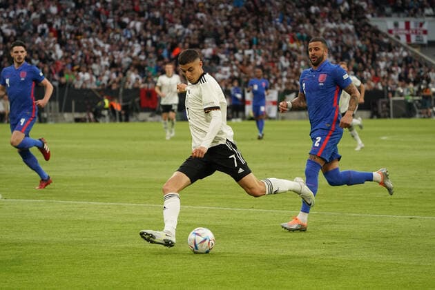 Kai Havertz (Deutschland Germany) - Muenchen 07.06.2022: Deutschland vs. England, Allianz Arena, Nations League A 2. Spieltag