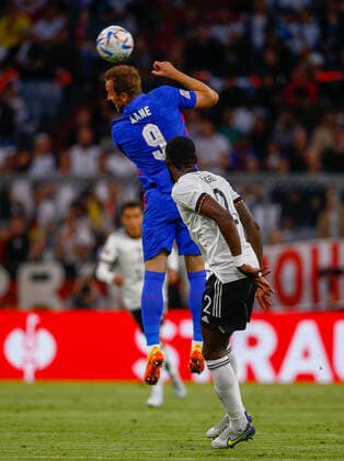 Germany v England UEFA Nations League Harry Kane of England and Antonio Rudiger of Germany during the UEFA Nations League match between Germany and England at Allianz Arena, Munich Content Not Available For UK Newspapers Copyright: xPaulxChestertonx FIL-16985-0112 UK Newspapers OUT