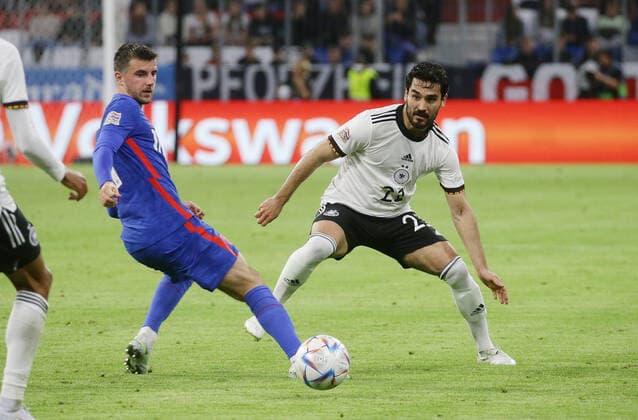 München , Fußball UEFA Nations League Deutschland vs. England , Ilkay Gündogan ( GER )