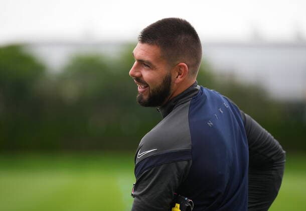 June 7, 2022, VANCOUVER, BC, CANADA: Canadian national men s soccer team goalkeeper Maxime Crepeau stops briefly to greet a reporter as he walks onto the field for a training session for a CONCACAF Nations League match against Curacao, in Vancouver, on Tuesday, June 7, 2022. Canada s men s soccer team is back to training for the Thursday match, but the players say there s still work to be done on reaching a new deal with the s national governing body. A scheduled friendly against Panama on Sunday was cancelled after the Canadian team refused to play due to a labour dispute. Canada News - June 7, 2022  - ZUMAc35_ 20220607_zaf_c35_098 Copyright: xDarrylxDyckx