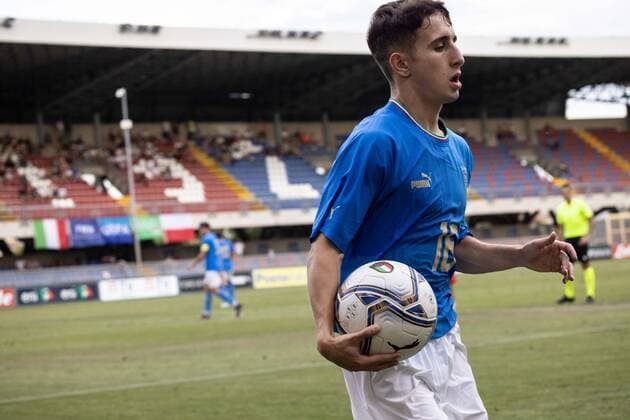 Aldo Florenzi of Italy U20 in action during the International Friendly, Länderspiel, Nationalmannschaft match between Italy U20 and Poland U20 at Stadio Riviera delle Palme on June 7, 2022 in San Benedetto del Tronto, Italy. Ã‚ Photo: Cinzia Camela.  Copyright: xCinziaxCamelax xipa-agency.netx xx 0