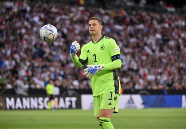 Torwart Manuel Neuer (Deutschland) 07.06.2022, Fussball 2022, UEFA Nations League 2022 23, 2. Spieltag in München, Deutschland - England 1:1 Foto: Maik Hölter TEAM2sportphoto Muenchen Allianz Arena Deutschland